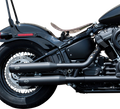 S&S CYCLE Grand National Race Mufflers for Softail - Black 550-0737