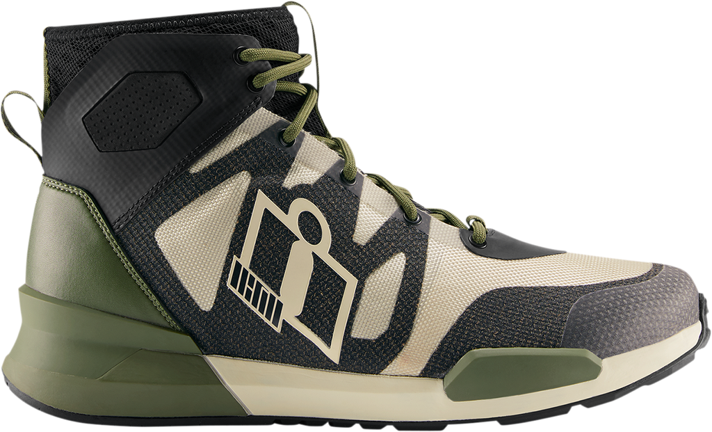 ICON Hooligan Shoes - Green - Size 10 3403-1094
