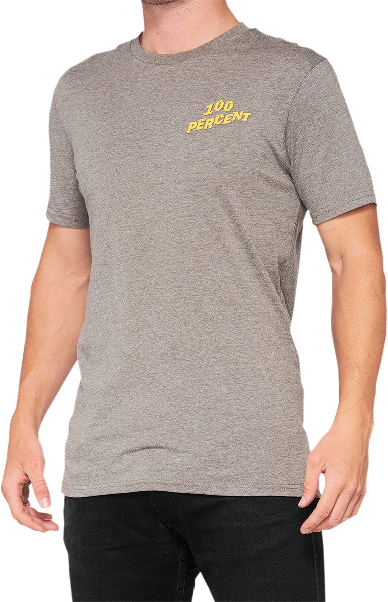 100% Dakota T-Shirt - Heather Gray - Small 32130-188-10