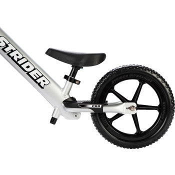 STRIDER 12" Pro Balance Bike - Silver ST-P4SI