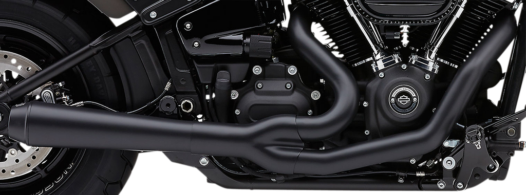 COBRA El Diablo Exhaust - Black Softail  Fat Boy /   Breakout 114  2018-2020 6475B