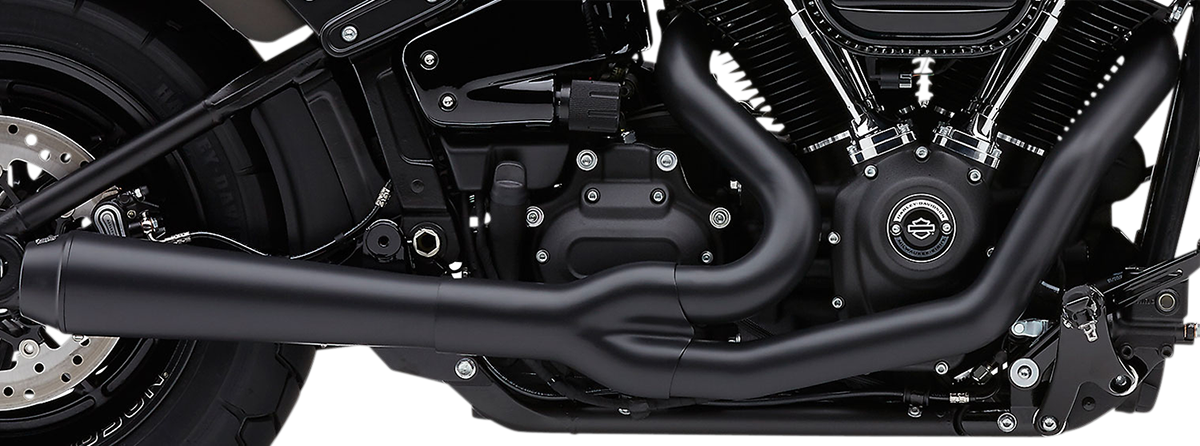 COBRA El Diablo Exhaust - Black Softail  Fat Boy /   Breakout 114  2018-2020 6475B