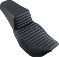 SADDLEMEN Step-Up Seat - Front Tuck-n-Roll - Black - FLHR/FLHX 897-06-171