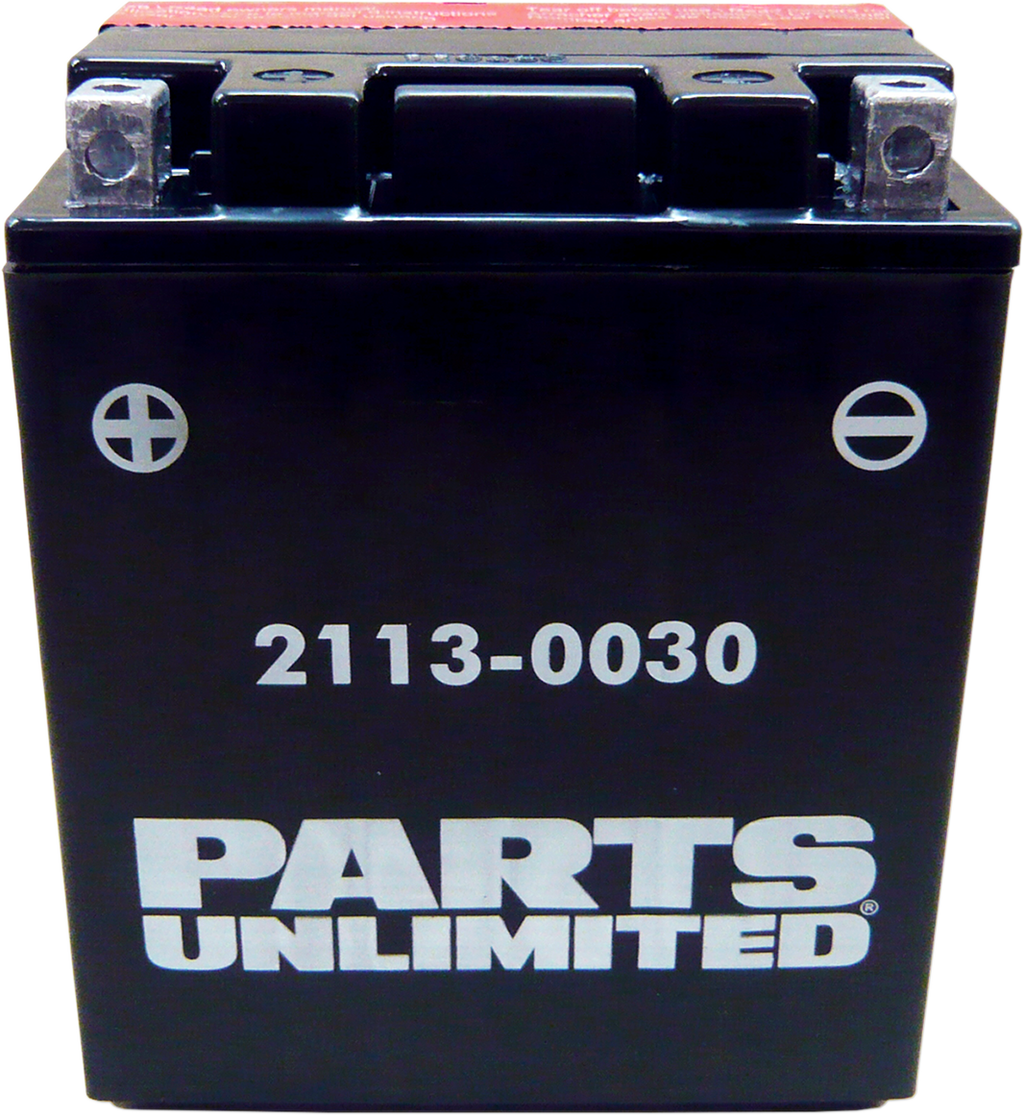 Parts Unlimited Agm Battery - Ytx14ahbs .798l Ctx14ah-Bs