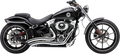 COBRA Speedster Swept Short Exhaust - Chrome - FXSB '13-'17 6226
