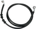 DRAG SPECIALTIES Brake Line - Front - Black - +6" - FXDB '08-'17 660324-6BLK