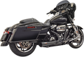 BASSANI XHAUST Short 2:1 Exhaust for FL - Black 1F42RB