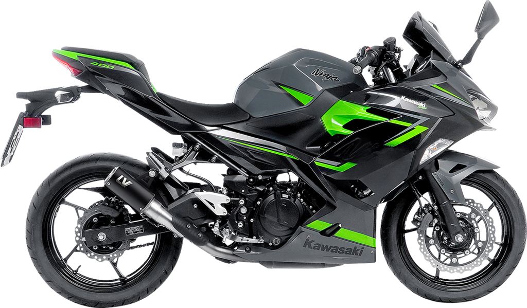 IN STOCK LEOVINCE LV Corsa Muffler - Black Edition KAWASAKI NINJA 400/500  2018 - 2025 15400BU  1811-4303