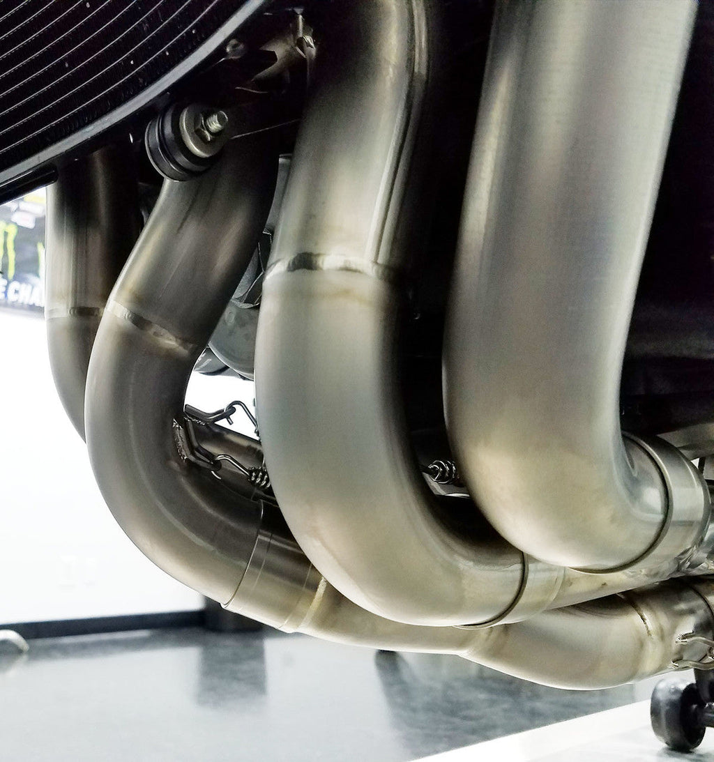 Graves motorsports  full titanium exhaust system - carbon silencer 200mm CBR1000RR 17-25  EXH-17CB1-FTC