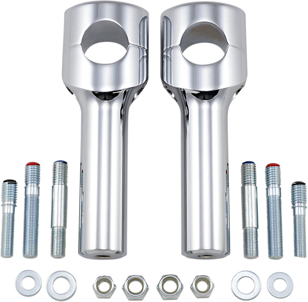DRAG SPECIALTIES Risers - Big Buffalo - 6" - Chrome 0602-0470