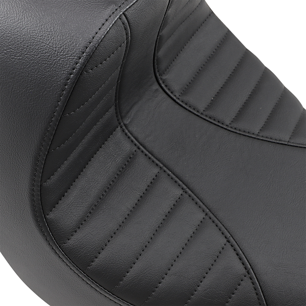 DRAG SPECIALTIES EZ-Solo Seat - Scorpion Stitch - Vinyl - FXBR/S ACT EZ-ON MOUNT STYLE 0802-1272