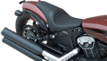 DRAG SPECIALTIES 3/4 Solo Seat - Black - Diamond Stitch - '18-'22 Scout Bobber 0810-2255