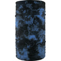 ZAN HEADGEAR Motley Tube® Fleece Lined Greg Lutzka Tube - Tie Dye - Black and Blue TF775