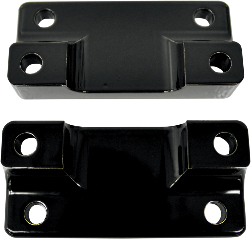 DRAG SPECIALTIES Fender-To-Fork Adapters - Gloss Black 1410-0064