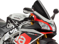 PUIG HI-TECH PARTS Race Windscreen - Black - RSV4 7614N
