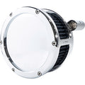 FEULING OIL PUMP CORP. BA Air Cleaner Kit - Chrome with Black Filter - '08-'17 Dyna/Softail/Touring 5557