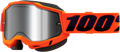 100% Accuri 2 Snow Goggles - Neon Orange - Silver Mirror 50022-00004