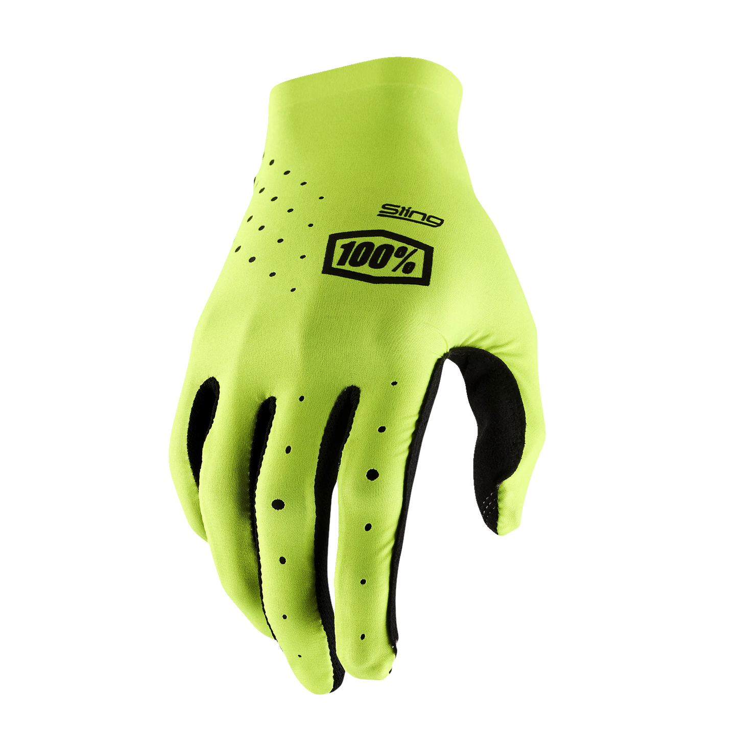 100% Sling MX Gloves - Fluorescent Yellow - Medium 10023-00006