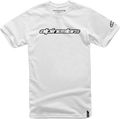 ALPINESTARS Wordmark T-Shirt - White/Black - 2XL 10367201520102X