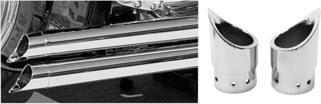 BARON Exhaust Tip - Mini Scalloped BA-1100-02