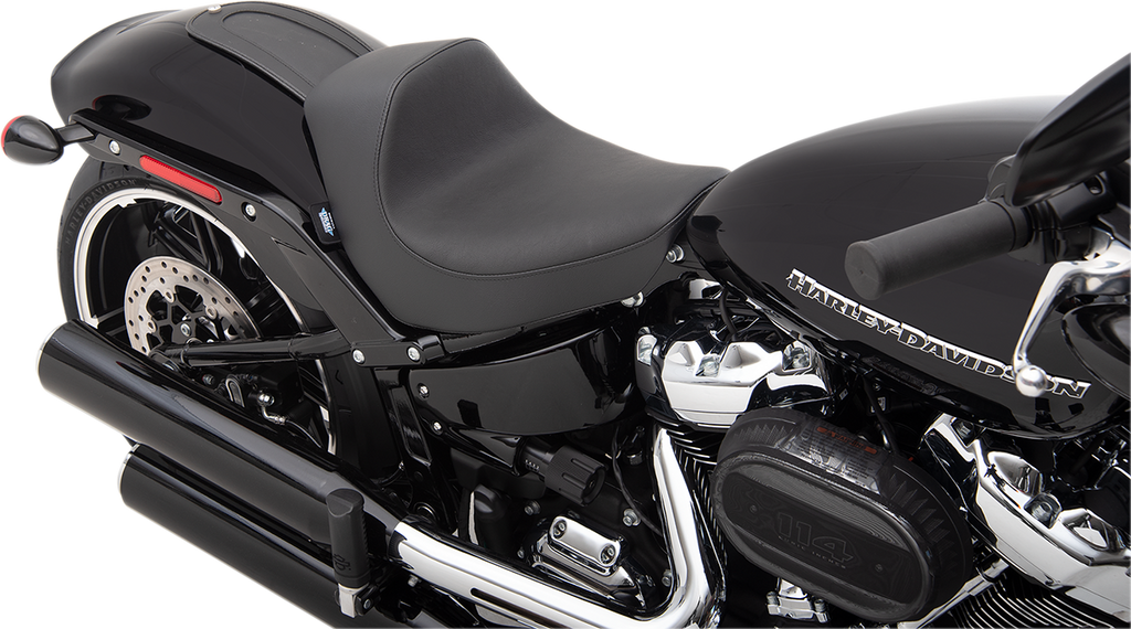 DRAG SPECIALTIES EZ-Solo Seat - Smooth - Vinyl - FXBR/S ACT EZ-ON MOUNT STYLE 0802-1270