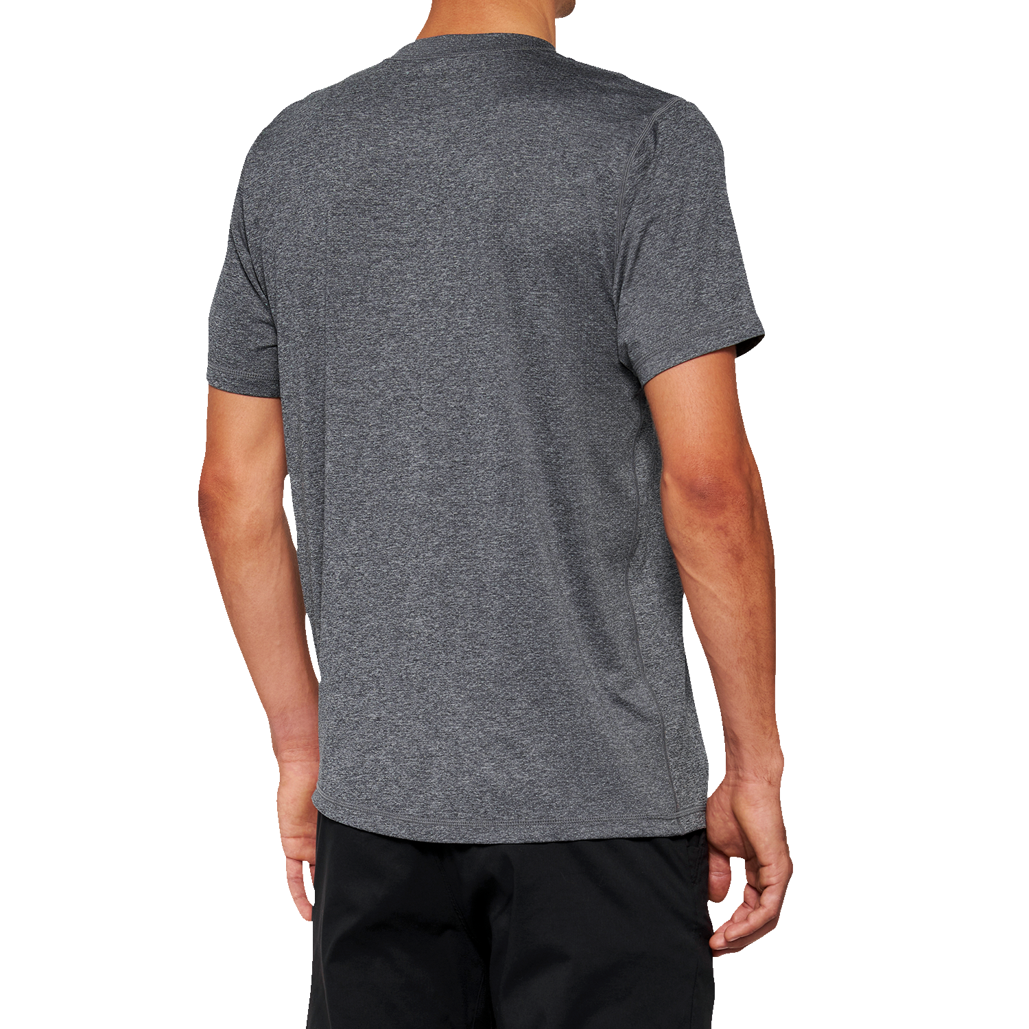 100% Mission Athletic T-Shirt - Charcoal - Small 20014-00010
