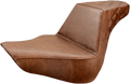 SADDLEMEN Step-Up Seat - Rear Lattice Stitch - Brown 818-27-173BR