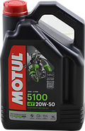 MOTUL 5100 4T Synthetic Blend Oil - 20W-50 - 4L 109945