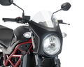 PUIG HI-TECH PARTS Semi-Fairing - Black - Clear Screen 3169W