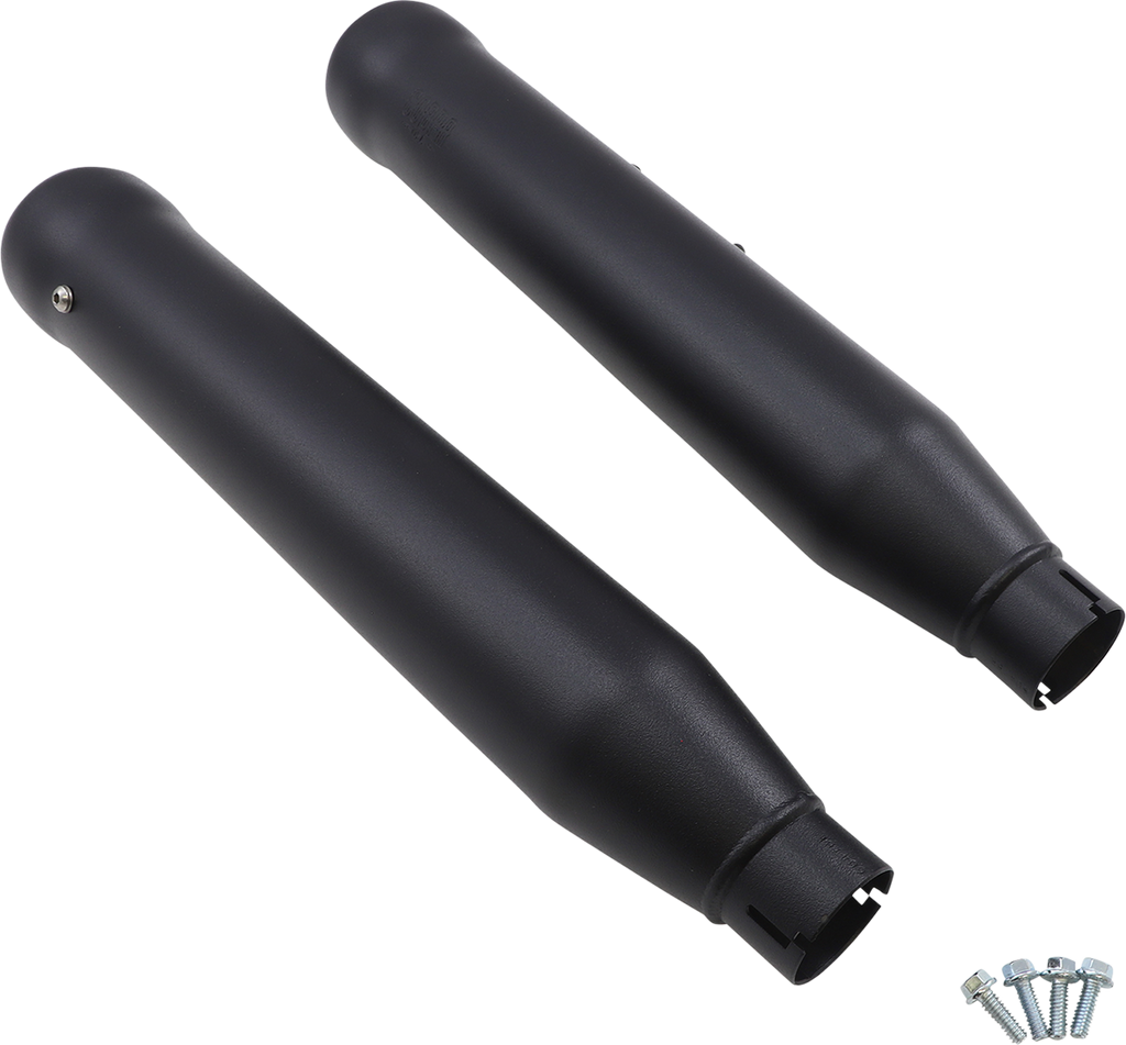 COBRA Neighbor Hater Mufflers for Softail - Black 6047B