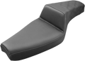 SADDLEMEN Step-Up Seat - Rear Lattice Stitch - Black - XL 807-03-173