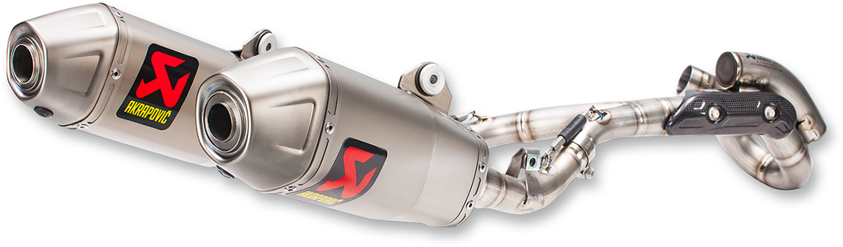 AKRAPOVIC Racing Line Exhaust System Stainless Steel/Titanium CRF450R /X 2017-2020 S-H4MR16-CIQTA