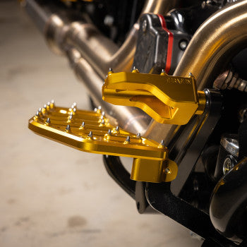 THRASHIN SUPPLY CO. Aggressor Floorboards - Gold TSC-2219-5