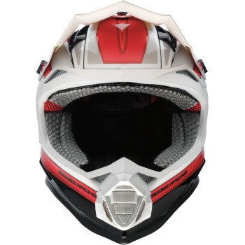 MOOSE OFFROAD MR3 Helmet - F.A.F. - White/Black/Red - Large 0110-8935