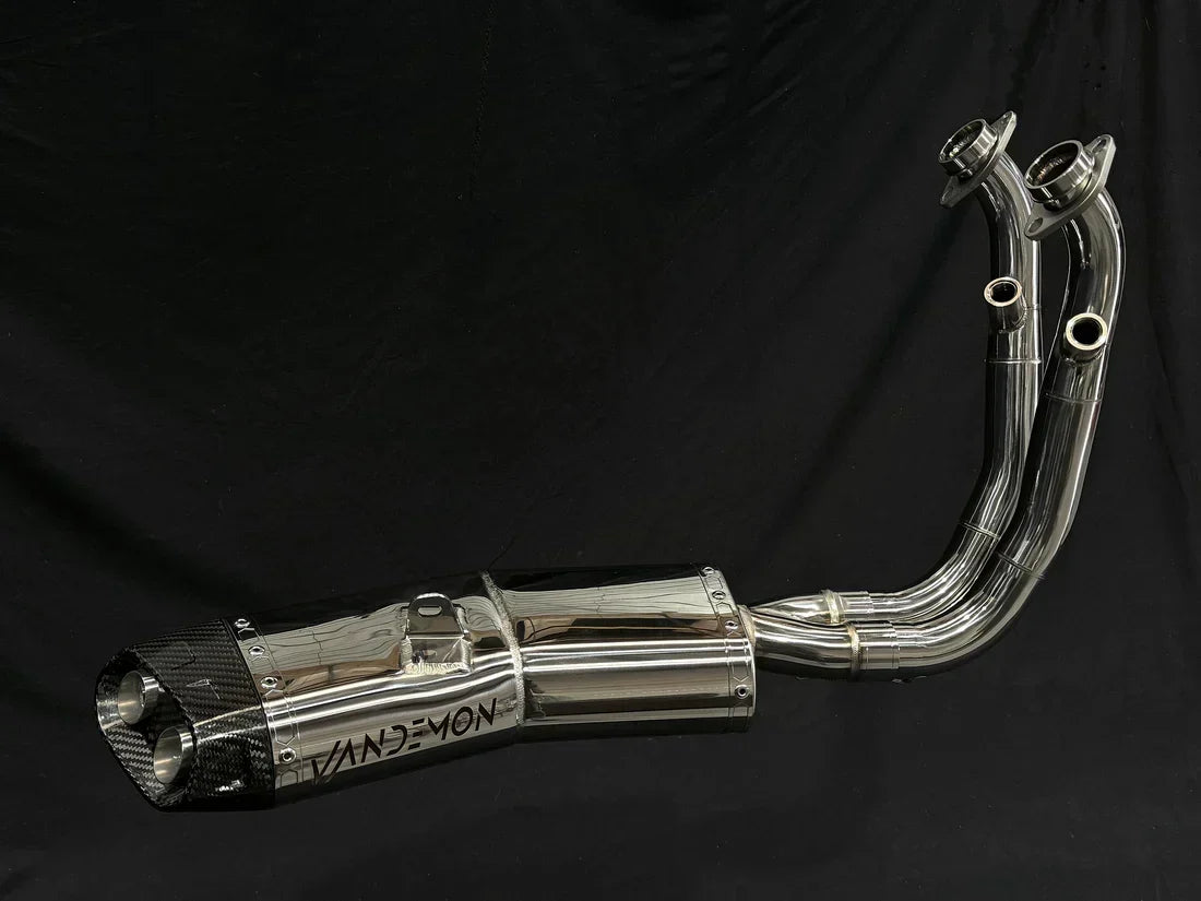 Vandemon CFMOTO 450NK Stainless Steel Low Mount Exh System 2023-24  CFMOTO450NKSSLMEXHA VA-100