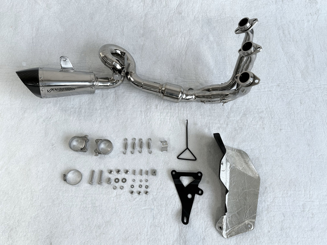 Vandemon CFMOTO 675SR-R, 675SR-S 675NK  Full Titanium Exhaust System CFMOTO675SRRTIPOLEXHA