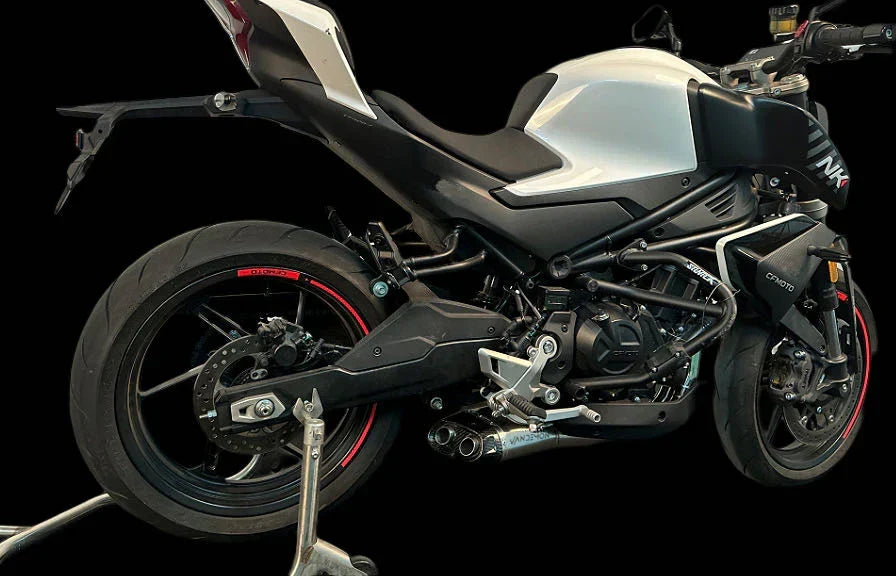 Vandemon CFMOTO 450NK Stainless Steel Low Mount Exh System 2023-24  CFMOTO450NKSSLMEXHA VA-100