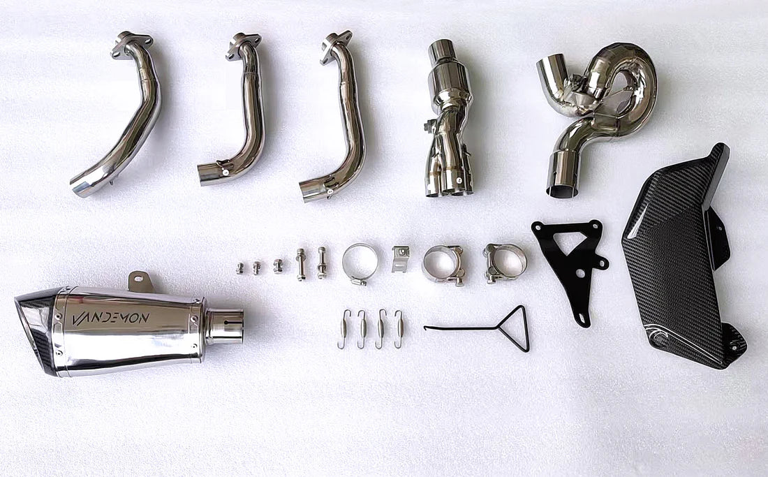 Vandemon CFMOTO 675SR-R, 675SR-S 675NK  Full Titanium Exhaust System CFMOTO675SRRTIPOLEXHA
