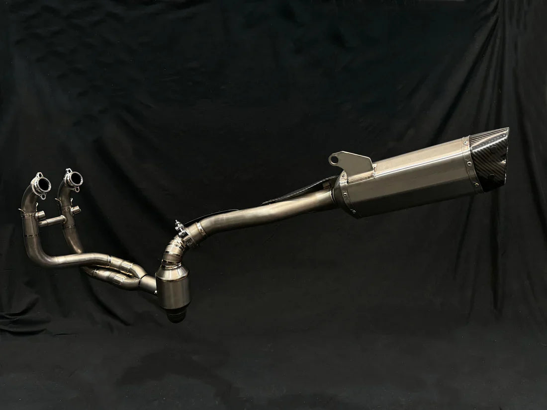 Vandemon CFMOTO 800MT Adventure Titanium Exhaust System  CFMOTOMT8ADEXHBRA VA-108