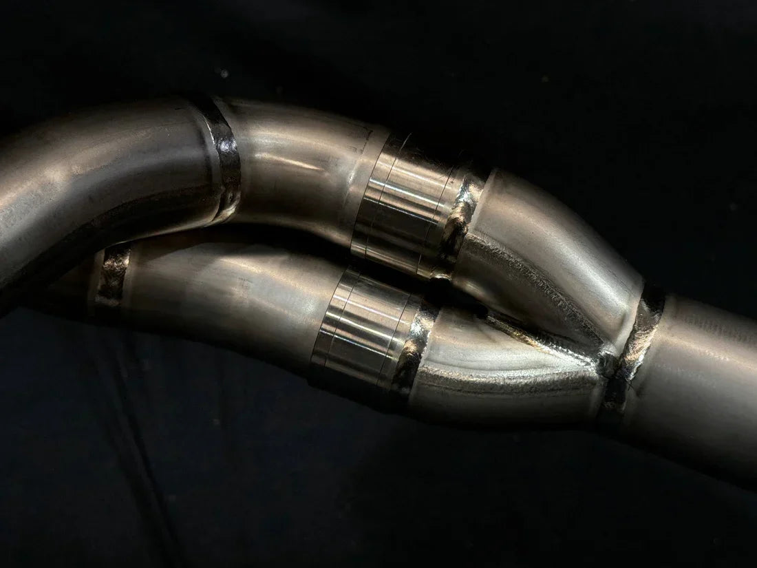 Vandemon CFMOTO 800MT Adventure Titanium Exhaust System  CFMOTOMT8ADEXHBRA VA-108