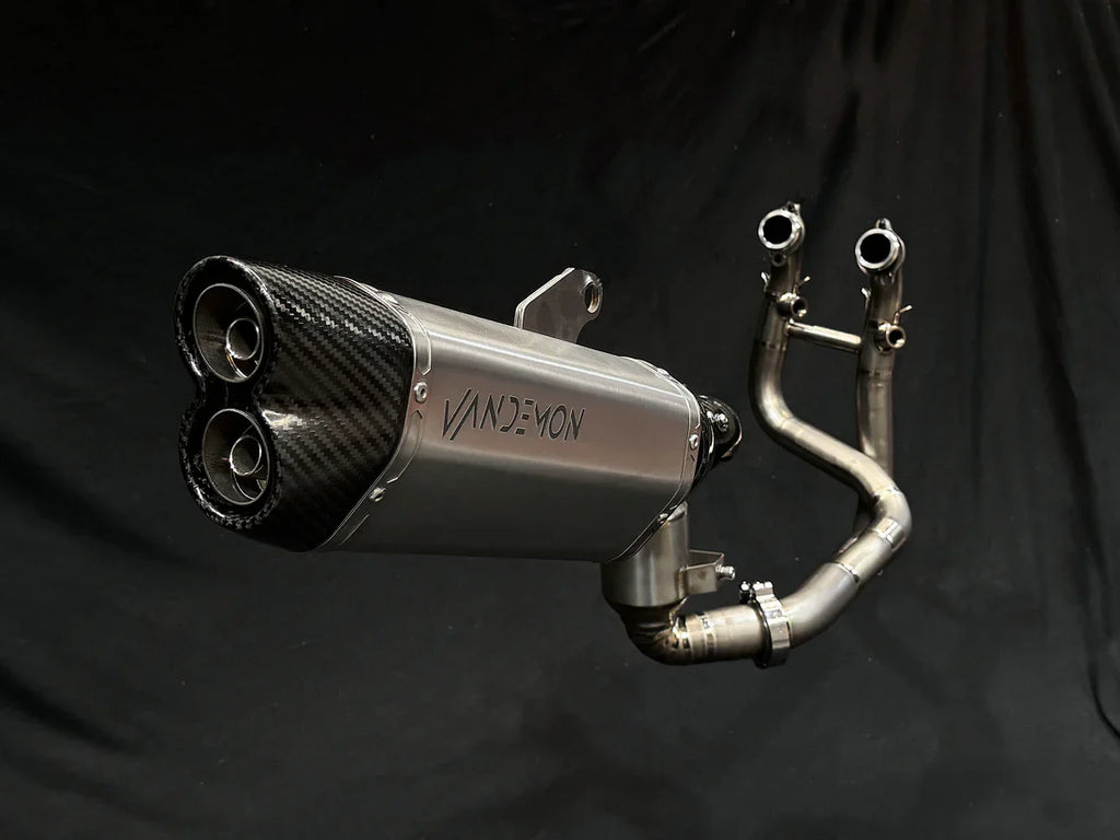 Vandemon CFMOTO 800MT Adventure Titanium Exhaust System  CFMOTOMT8ADEXHBRA VA-108
