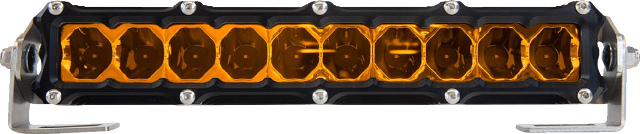 HERETIC Light Bar - 10" - Flood - Amber 51004