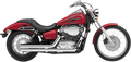 COBRA Streetrod Slashdown Exhaust - Chrome - VT750 Spirit NF 07-16 VT750C2 SPIRIT 1724T