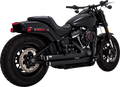 VANCE & HINES Big Shots Staggered Exhaust System - Black 47339