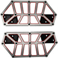 KODLIN USA NXL Floorboards - Black w/ Red Accent K73253-RL