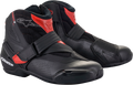 ALPINESTARS SMX1-R V2 Boots - Black/Red - US 10.5 / EU 45 2224021-13-45