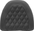 SADDLEMEN Tour-Pak Backrest Pad Cover - Lattice Stitched - Black 88-11884LS