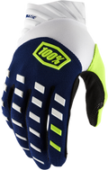 100% Airmatic Gloves - Navy/White - Small 10000-00015