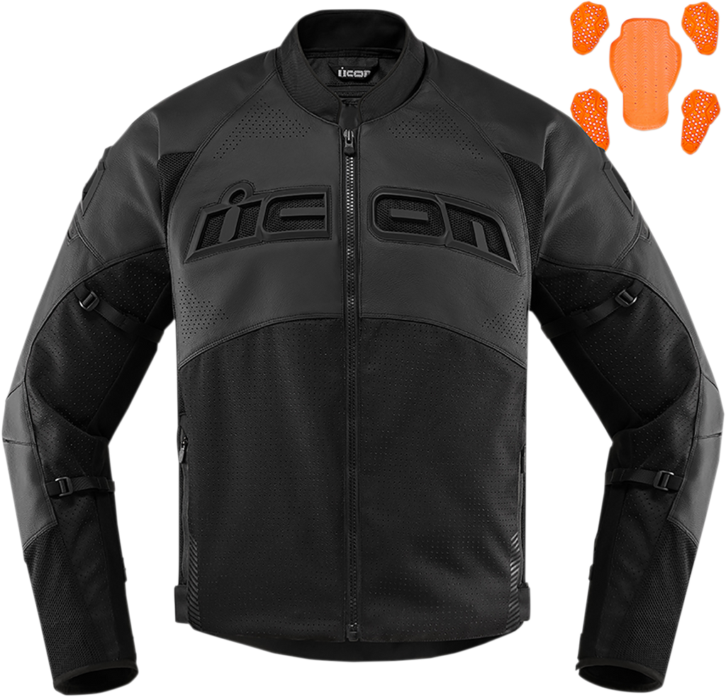 ICON Contra2™ Perf CE Jacket - Stealth - Small 2810-3660