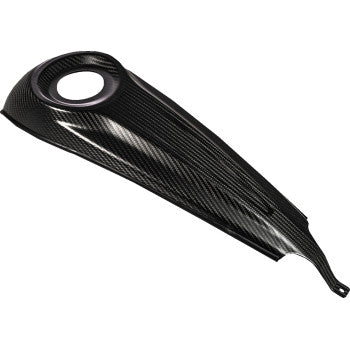 SADDLEMEN Dash Panel - Center Fill - Carbon Fiber/Gloss CF-808-07-001